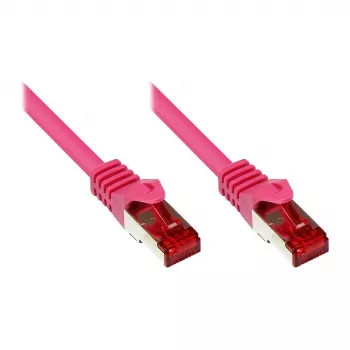 GoodConnections RNS® Cat. 6 S/FTP pataisos kabelis su užrakto apsauga, 20 m, purpurinis