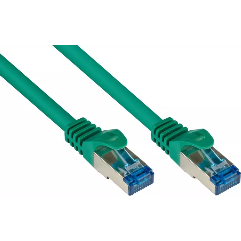 GoodConnections RNS® Cat. 6A S/FTP halogen-free jungiamasis laidas su užrakto apsauga, 3 m, žalias