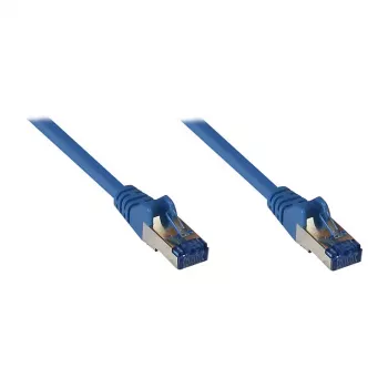 GoodConnections RNS® Cat.6A S/FTP Patch Cable su apsauga nuo užraktų lūžimo, LSZH, be halogenų, 500MHz, mėlynas, 15m (8060-H150B)