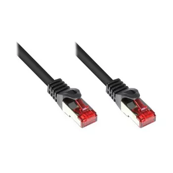 GoodConnections RNS® Patch Cable su apsauga nuo užrakto, Cat. 6, S/FTP, PiMF, PVC, 250 MHz, juoda, 20 m