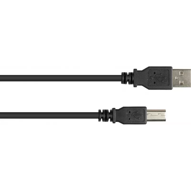 GoodConnections USB 2.0 kabelis A į B, vyriškas, 3m, juodas 2510-3OFS