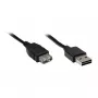 GoodConnections USB 2.0 ilginamasis laidas - Type-A kištukas į lizdą, 1,8 m, juodas (2511-EU02)