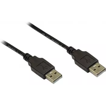 GoodConnections USB 2.0 Type-A (vyriškas) į Type-A (vyriškas) kabelis, 3m, juodas 2212-AA3S