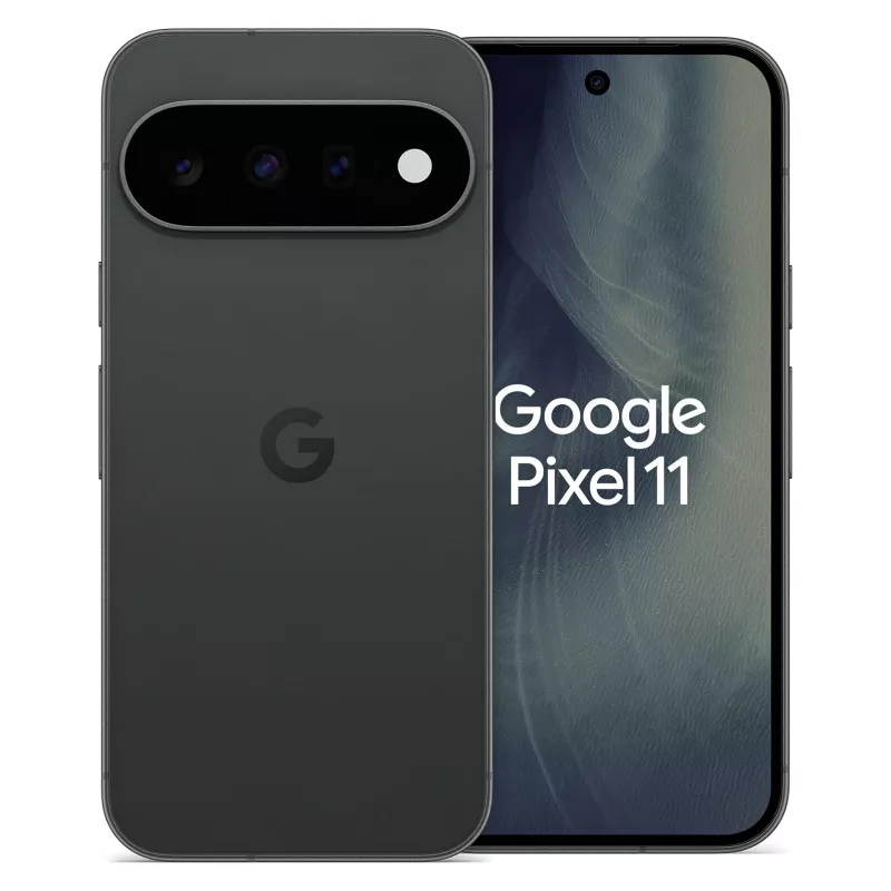 Google Pixel 11 5G išmanusis telefonas, 6.3 colio OLED 120Hz, 12GB RAM, 512GB, Obsidian, Dual SIM (JK/EU)