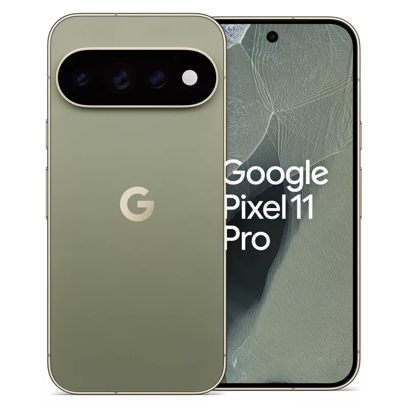 Google Pixel 11 Pro 5G išmanusis telefonas, 12GB RAM, 256GB atminties, 6,3 colio OLED 120Hz ekranas, alyvuoginis