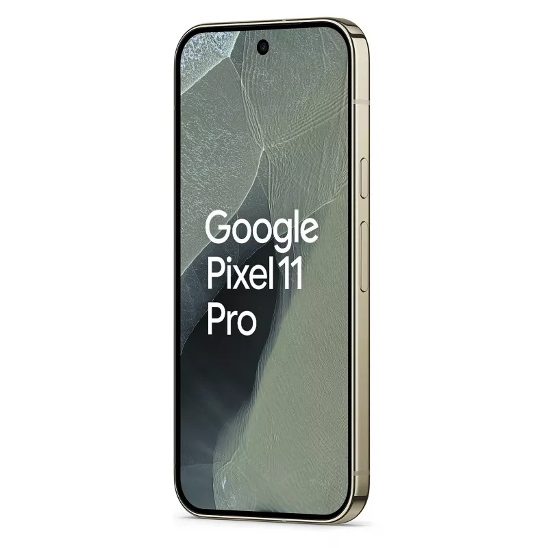 Google Pixel 11 Pro 5G išmanusis telefonas, 16GB RAM, 512GB atminties, 6,3 colio OLED 120Hz ekranas, alyvuogių, Dual SIM, Android 16