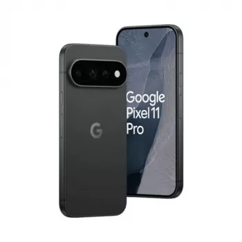 Google Pixel 11 Pro 5G išmanusis telefonas, 6,3 colio OLED 120Hz, 12GB RAM, 256GB atminties, dviejų SIM kortelių, Obsidian Black