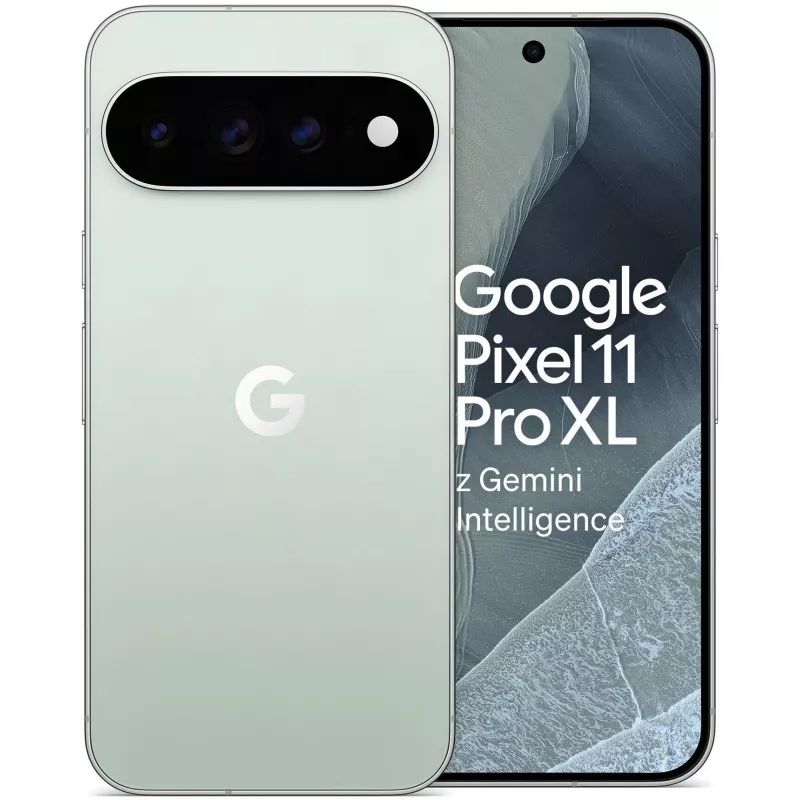 Google Pixel 11 Pro XL 5G išmanusis telefonas, 12GB RAM, 256GB atmintis, 6.8 colio OLED 120Hz, Dual SIM, Fog