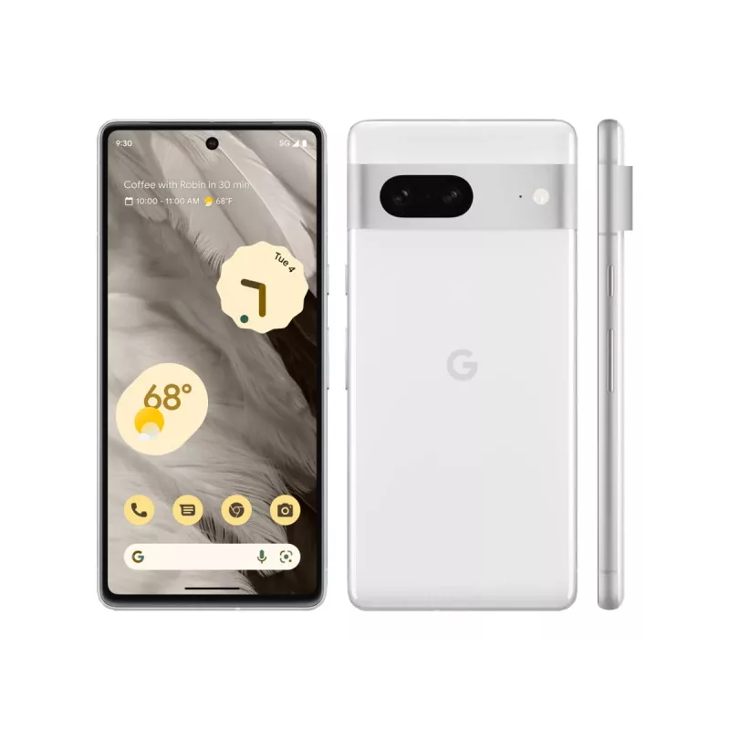 Google Pixel 7 - 5G išmanusis telefonas - Dual SIM - 8GB RAM / 128GB atmintis - OLED ekranas - 6,3 inch - 2400x1080 - 90Hz - Obsidian