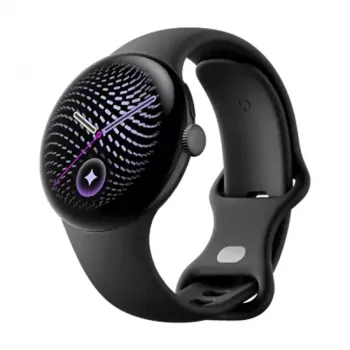 Google Pixel Watch 5 41mm BT Obsidian išmanusis laikrodis su Fitbit integracija, GPS, širdies ritmo stebėjimu, EKG, SpO2, 5 ATM atsparumu vandeniui, Wear OS, 32GB atmintimi