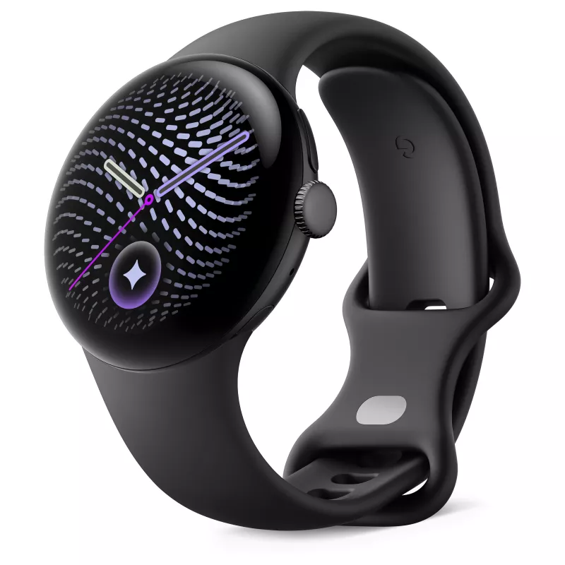 Google Pixel Watch 5 41mm BT Obsidian išmanusis laikrodis su Fitbit integracija, GPS, širdies ritmo stebėjimu, EKG, SpO2, 5 ATM atsparumu vandeniui, Wear OS, 32GB atmintimi