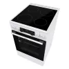 Gorenje GEC 5C41 WG Laisvai pastatoma elektrinė viryklė – balta, 50 cm, 70 L, 9 funkcijų