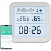 Gosund S6 išmanusis Wi-Fi temperatūros ir drėgmės jutiklis su LCD ekranu, suderinamas su Tuya