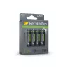 GP Battery (AA) Rechargeable ReCyko+ Pro Fast Flash, NiMH, 4 Blister, 2000mAh