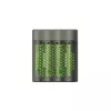 GP Battery Charger M451 su 4x AAA įkraunamos baterijos 2700 mAh 1,2V Juoda EU