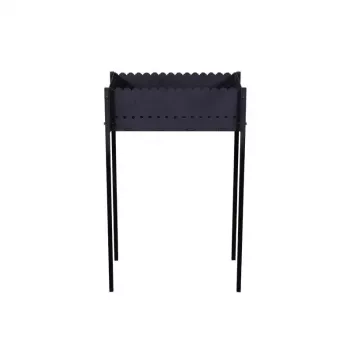 GR-016 Anglinis grilis 440x270x760 mm 2 mm plieno juodas