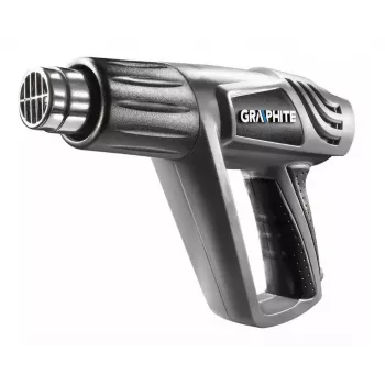 Graphite 2000W karšto oro pistoletas su 3 temperatūros režimais ir laikymo dėklu