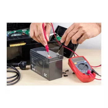 Green Cell AGM VRLA 6V 1.2Ah Maintenance-Free Battery signalizacijos sistemoms, kasos aparatams, žaislams