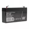 Green Cell AGM VRLA 6V 1.2Ah Maintenance-Free Battery signalizacijos sistemoms, kasos aparatams, žaislams