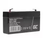 Green Cell AGM VRLA 6V 1.2Ah Maintenance-Free Battery signalizacijos sistemoms, kasos aparatams, žaislams