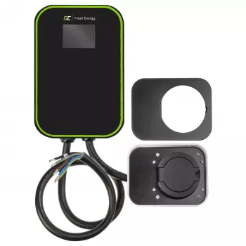 Green Cell EV PowerBox EV15 22kW sieninis įkroviklis su 2 tipo lizdu elektrinėms ir įkraunamosioms hibridinėms transporto priemonėms