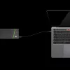 Green Cell GC PowerStream USB Type-C vyriškas į Type-C vyriškas greito įkrovimo laidas 2m juodas