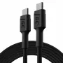 Green Cell GC PowerStream USB Type-C vyriškas į Type-C vyriškas greito įkrovimo laidas 2m juodas