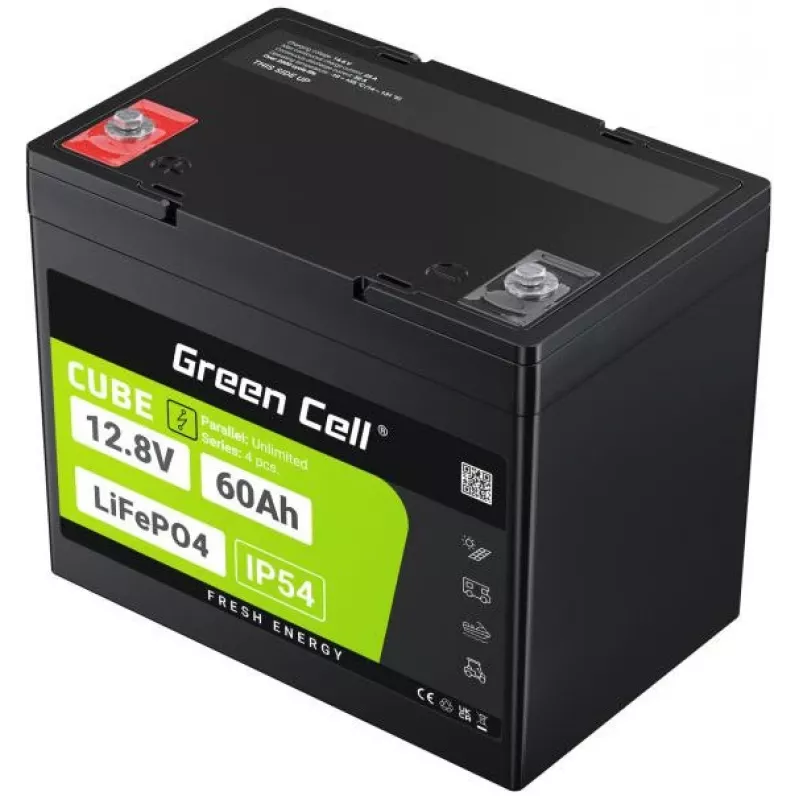 Green Cell LFPGC12V60AH UPS baterija LiFePO4 12,8 V 60 Ah