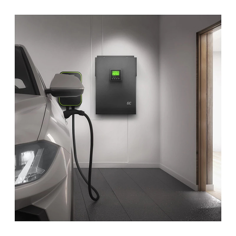 Green Cell ne tinklo saulės keitiklis 3000W 48V gryno sinusoidės su MPPT įkrovikliu