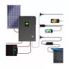 Green Cell ne tinklo saulės keitiklis 3000W 48V gryno sinusoidės su MPPT įkrovikliu