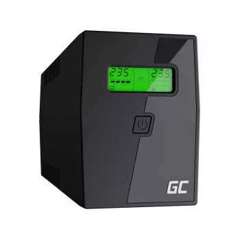 Green Cell Power Proof UPS 600VA / 360W linijinis-interaktyvus bokštinis (2x Schuko, USB, AVR)