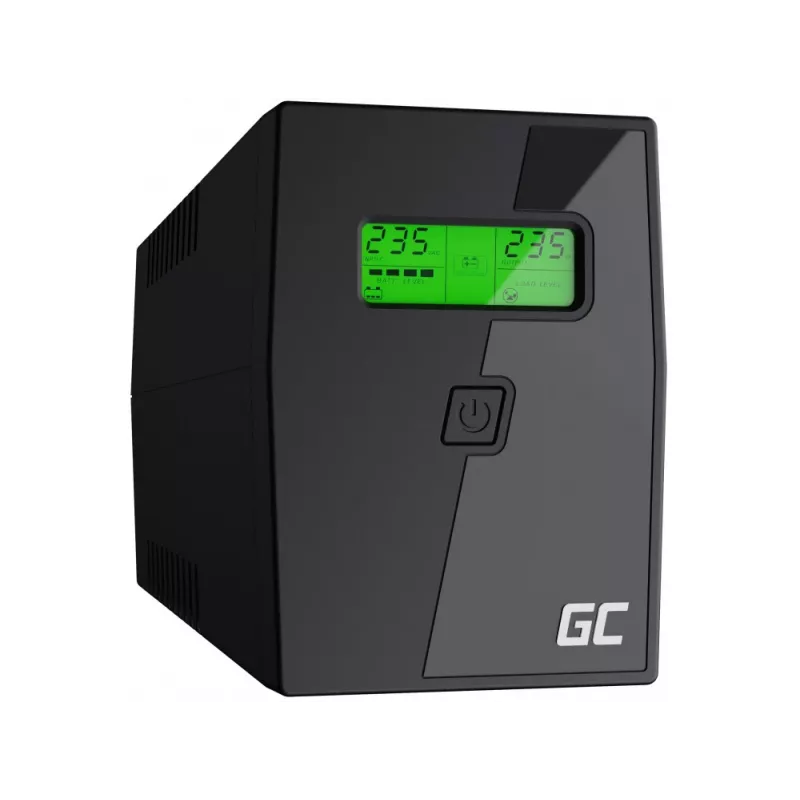 Green Cell Power Proof UPS 600VA / 360W linijinis-interaktyvus bokštinis (2x Schuko, USB, AVR)