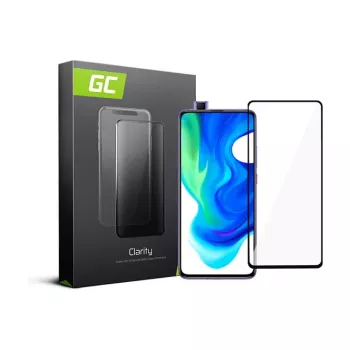 Green Cell GC Clarity Apsauginis stiklas ekranui, skirtas Xiaomi Pocophone F2 Pro – 9H kietumas, 0,33 mm, oleofobinis, be burbuliukų, pilnas padengimas