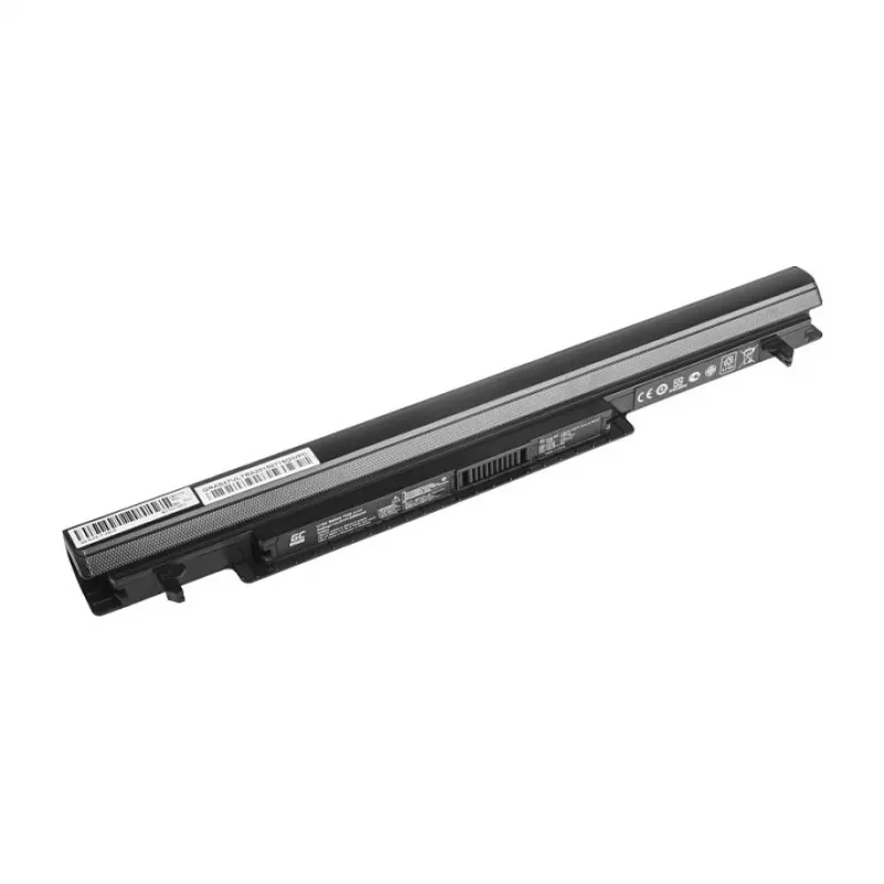 Green Cell ULTRA nešiojamojo kompiuterio baterija AS47ULTRA, skirta Asus K56 R505 S46 S56 – 14.4V 3400mAh, 49Wh, 4 elementų Li-ion, juoda