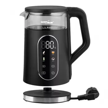 GREENBLUE Cordless Kettle GB670 B 1.7L 2200W Black/Silver
