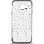 GreenGo Samsung Galaxy S7 Edge G935 TPU 3D Stars sidabrinis dėklas