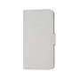 GreenGo Universal Smart Flip Cover Wallet Case, skirtas 5.2-5.8 col. išmaniesiems telefonams, baltas
