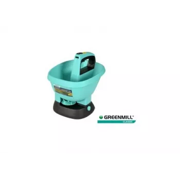 GREENMILL elektrinė rotacinė sodo sėjamoji 2.7L baterija varoma barstytuvė sėkloms, trąšoms, druskai