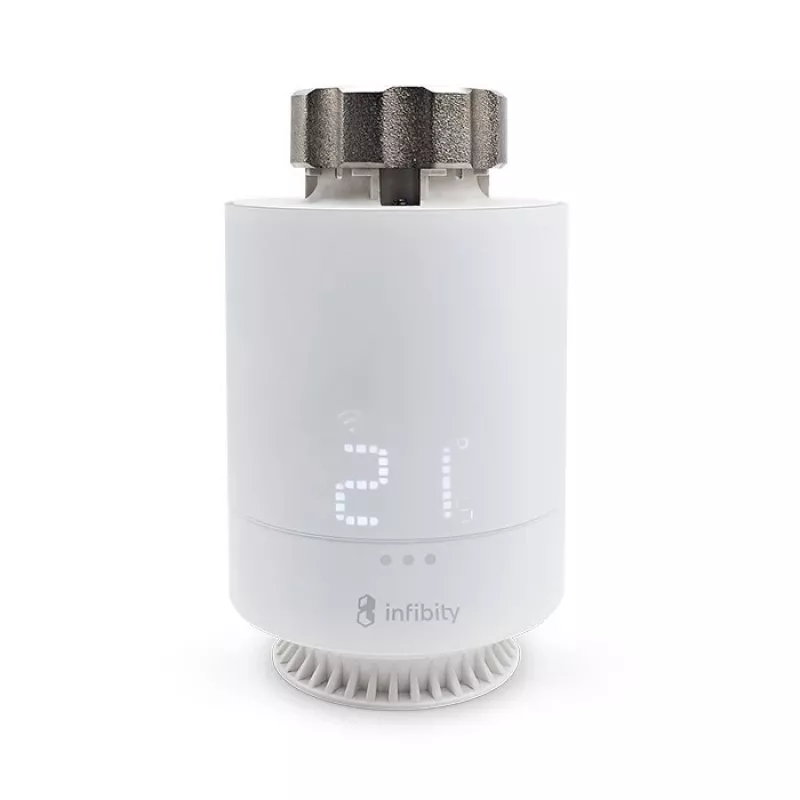GRENTON Infibity Radiator Termostatas, Z-Wave Plus, Baltas