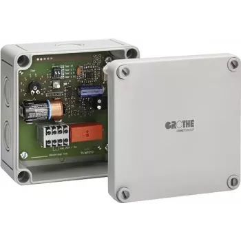 Grothe 43385 Pilkas galios relė 230V AC 16A SPDT DIN bėgiui