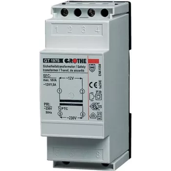 Grothe durų skambučio transformatorius 12 V/AC 1,5 A 14101