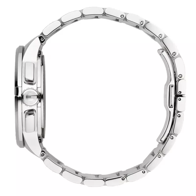 Gucci G-Chrono Vyrų Laikrodis YA101204 44mm Nerūdijantis Plienas Juodas Ciferblatas Chronografas Data