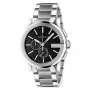 Gucci G-Chrono Vyrų Laikrodis YA101204 44mm Nerūdijantis Plienas Juodas Ciferblatas Chronografas Data