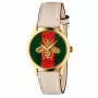 GUCCI G-Timeless moteriškas laikrodis YA1264128 38mm Šveicariškas kvarcinis nerūdijantis plienas sidabrinis ciferblatas