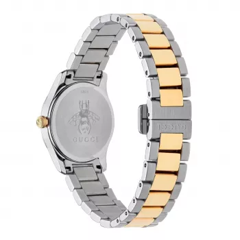 GUCCI G-Timeless Women's Watch YA126596 27mm Stainless Steel Silver Dial