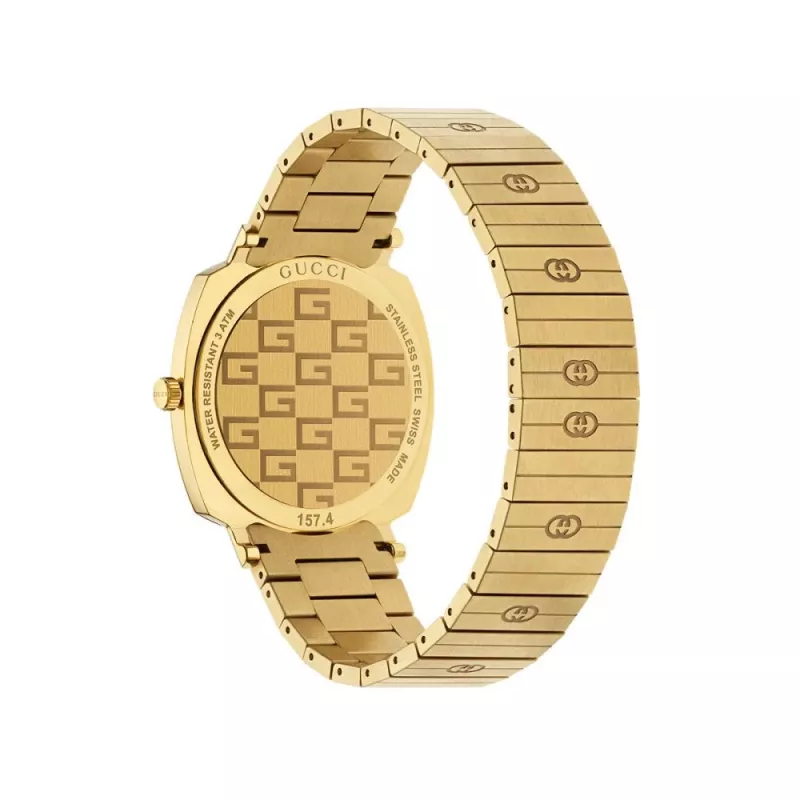 Gucci Grip Unisex Watch 35mm Stainless Steel YA157409