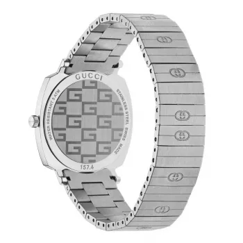 GUCCI Grip Moteriškas Laikrodis YA157401 35mm Auksinis PVD Nerūdijantis Plienas Kvarcinis