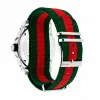 GUCCI vyriškas laikrodis YA136209A 45mm Swiss Quartz nerūdijantis plienas guma juoda