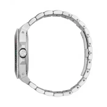 Gucci vyriškas laikrodis YA136218 45mm nerūdijančio plieno šveicariškas kvarcinis nardymo laikrodis