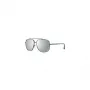GUESS GF0207-08C Vyriški akiniai nuo saulės - tamsiai pilkas rėmelis, pilki lęšiai, 60 mm